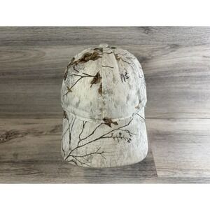 Realtree Hunting Unstructured Ladies Baseball Style Hat Cap Camo Xtra Snow